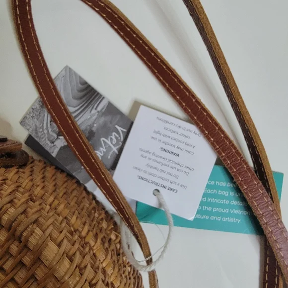 Rattan Circle Boho Bag - Picture 8 of 8